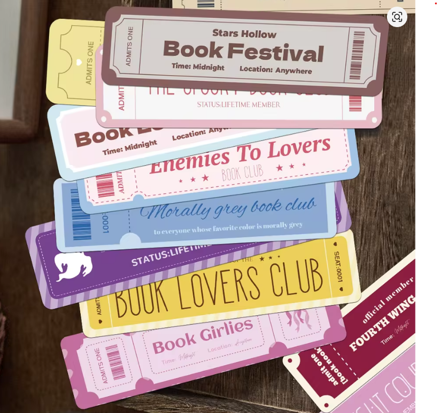 Kit 30 Marcadores de Página Book Lovers 📚✨