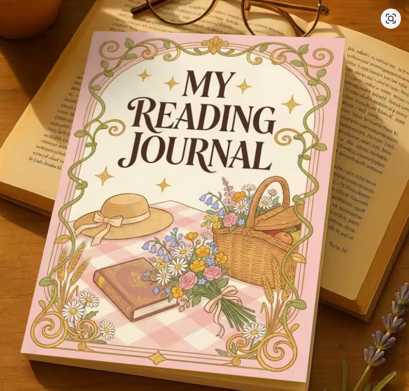 Journal de Leitura A5 para Book Lovers – Reading Journal 📚✨