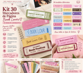 Kit 30 Marcadores de Página Book Lovers