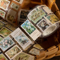 Fita Washi Vintage Botanical – 55mm x 2m 🌿📜